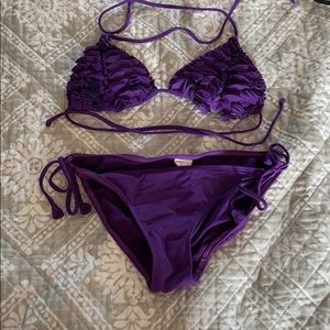 Purple bikini